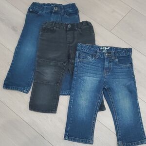 Cat & Jack Kids Jeans Set - Dark Blue and Charcoal